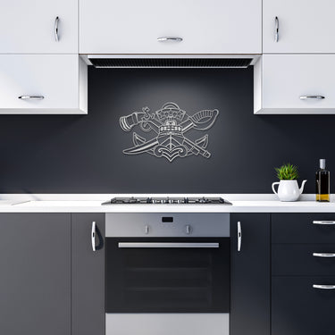 SWCC Master Pin Die Cut Wall Art